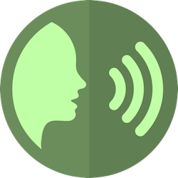 Free Speech Icon Voice vector and picture