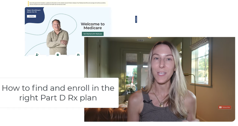 Medicare Part D Plan Finder video.
