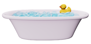 Free bath bubbles water illustration