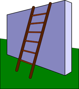 Free Obstacle Ladder vector and picture