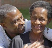 African-American couple